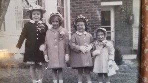 My sisters and I all ready for Easter Mass!